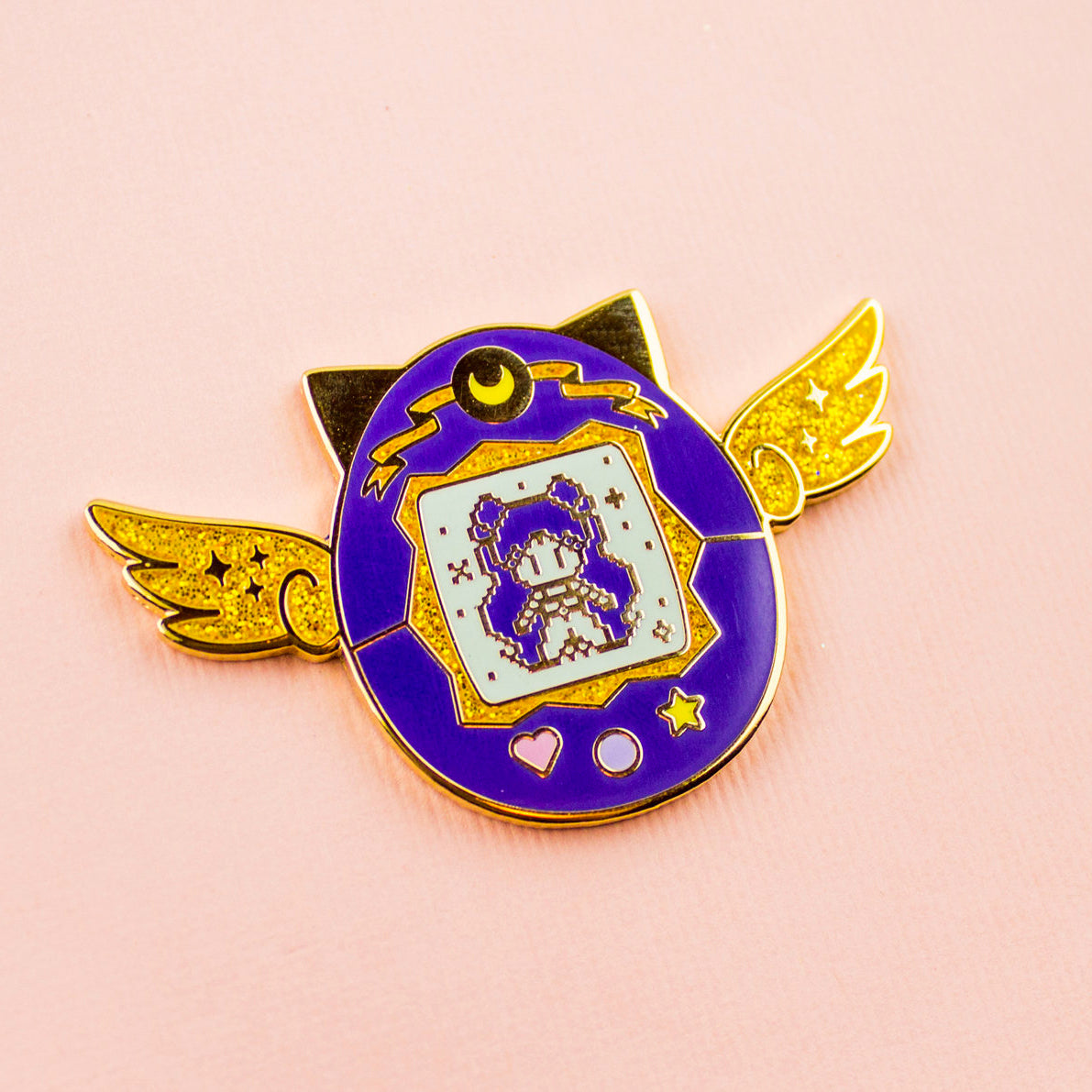 Luna Human Pet Enamel Pin