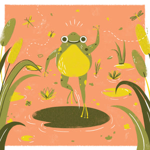 Leap Frog 8x8 Giclee Print