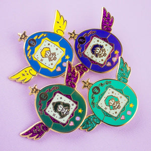 Outer Senshi Pets Enamel Pin Set