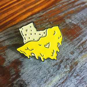 Deep in the Heart of Queso Enamel Pin